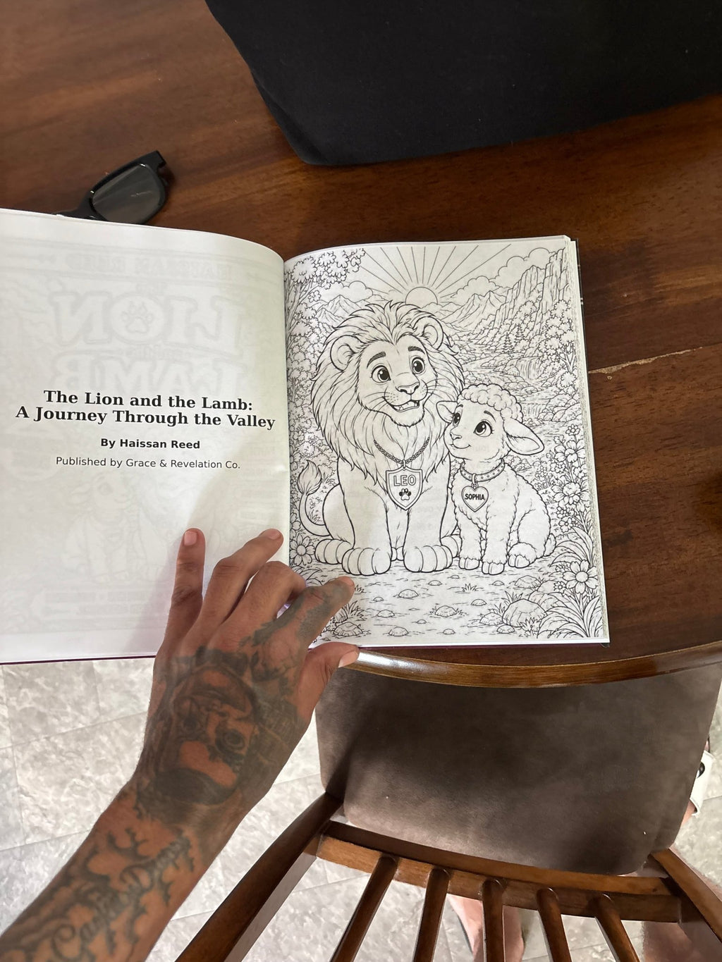 The Lion and the Lamb: A Journey Through the Valley — First Edition Hardback - Grace&Revelation