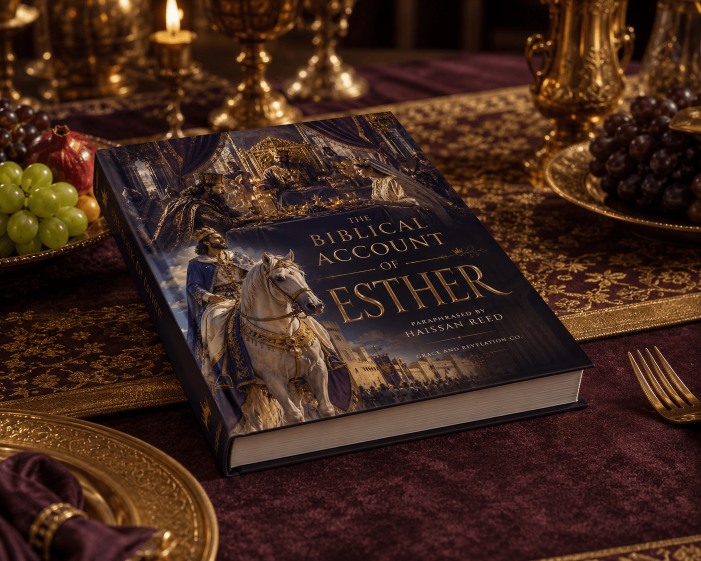 G&R | The Biblical Account Of Esther - Paraphrased Study Guide By Haissan Reed - Grace&Revelation